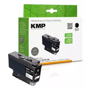 Cartuccia d'inchiostro nera compatibile KMP per Brother LC-3239XLBK (1543.4001)