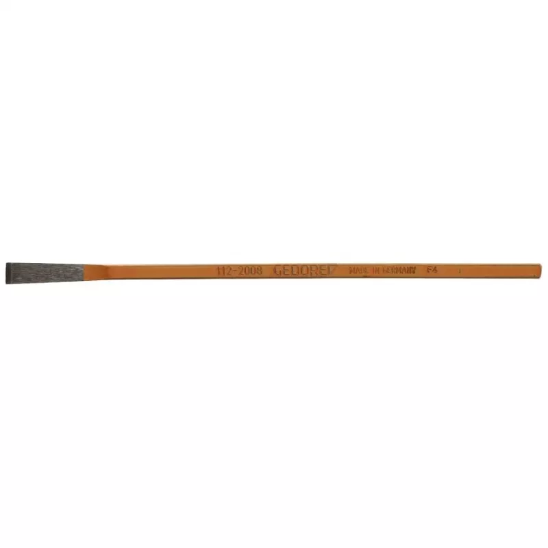 Scalpello per elettricisti GEDORE 112-2008, codolo quadrato, 200 x 8 x 6 mm, acciaio cromo-vanadio 8744690