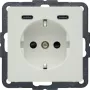 Presa SCHUKO Hager Berker Q.x con USB-C PD 20W, bianco polare 48156089