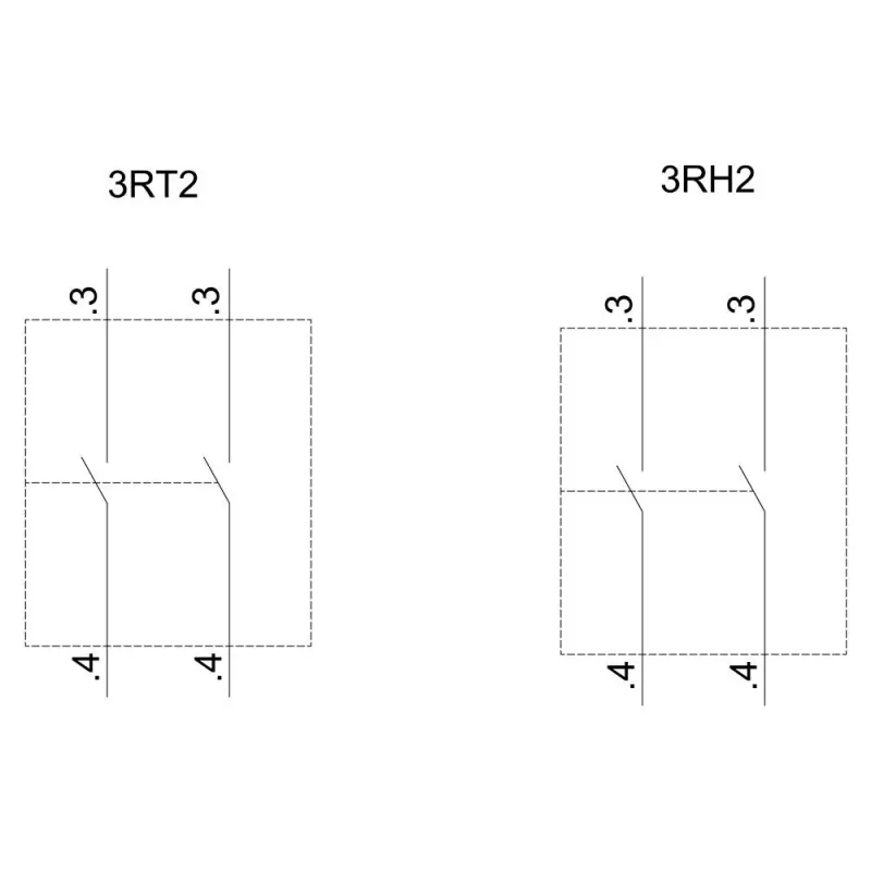 Siemens blocco contatti ausiliari 3RH2911-1HA20, 2 NO, montaggio frontale, morsetti a vite