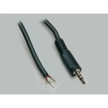 BKL Electronic 1101052 connettore jack stereo 3,5 mm, 3 poli, metallo, connessione a saldare, 1 pz.