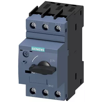 SIEMENS SIRIUS 3RV2 interruttore di protezione motore 1,1-1,6A 3 poli S00 morsetti a vite 3RV20211AA10