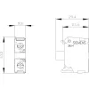 Siemens SIRIUS ACT modulo LED con LED integrato, AC/DC 6-24V, giallo (3SU14011BG301AA0)