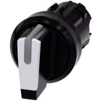 Siemens SIRIUS ACT elemento frontale selettore, plastica, bianco, 2 posizioni, a scatto, 22 mm 3SU1002-2BP60-0AA0