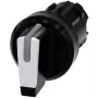 Siemens SIRIUS ACT elemento frontale selettore, plastica, bianco, 2 posizioni, a scatto, 22 mm 3SU1002-2BP60-0AA0