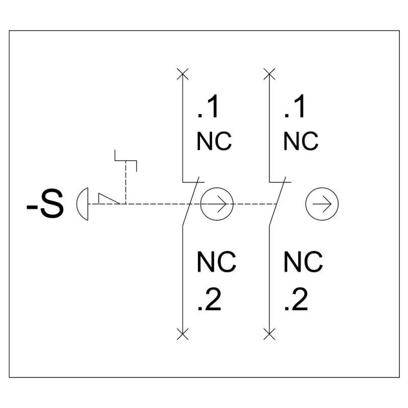 Siemens 3SU1851-0NB00-2AA2 Custodia per dispositivi di comando rotondi da 22 mm