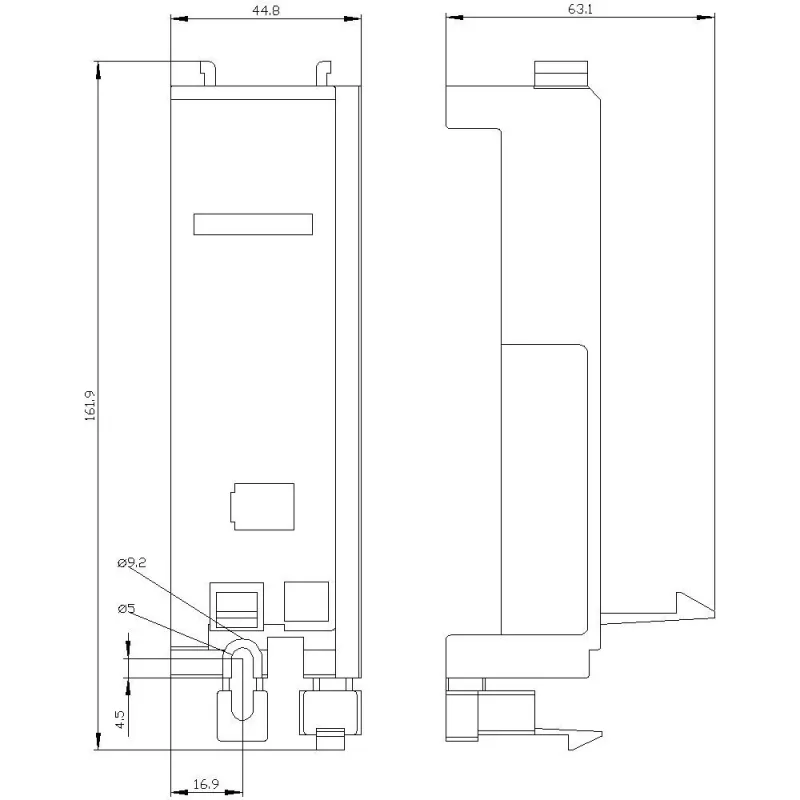 Siemens 3RV2927-7AA00 Adattatore di montaggio contattore per interruttori automatici SIRIUS 3RV2 S2/S3