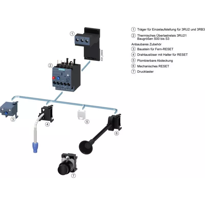 SIEMENS SIRIUS 3RU2136-4EB0 Relè termico di sovraccarico 22-32 A classe 10