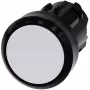 Siemens SIRIUS ACT Elemento frontale pulsante, plastica, bianco, 22 mm 3SU1000-0AA60-0AA0