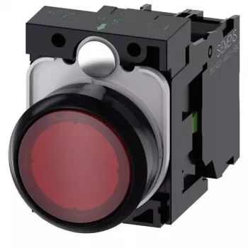 Siemens SIRIUS ACT Pulsante illuminato apparecchio completo plastica rosso 3SU1102-0AB20-1BA0