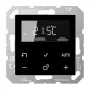 JUNG TRDA1790SW termostato ambiente elettronico con display, nero