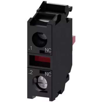 Siemens SIRIUS ACT modulo di contatto 3SU1400-1AA10-1MA0, 1 NO + 1 NC, morsetto a vite, 500 V AC/DC