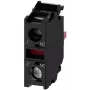 Siemens SIRIUS ACT modulo di contatto 3SU1400-1AA10-1MA0, 1 NO + 1 NC, morsetto a vite, 500 V AC/DC