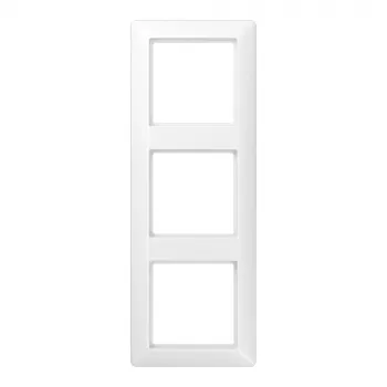 Jung AS 500 placca coprifilo 3 moduli, bianco alpino SPAS583WW
