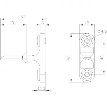 Siemens Attuatore separato per montaggio verticale 3SE50000AV02