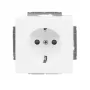 Busch-Jaeger Modulo presa SCHUKO, studio bianco, 16 A, da incasso, protezione bambini 2CKA002013A5430