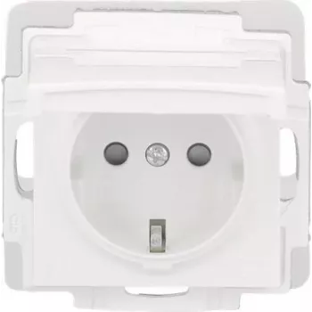 BUSCH-JAEGER Modulo presa SCHUKO 16A 250V da incasso bianco alpino 2CKA002013A5446