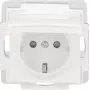 BUSCH-JAEGER Modulo presa SCHUKO 16A 250V da incasso bianco alpino 2CKA002013A5446