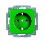 Busch-Jaeger Modulo presa SCHUKO verde RAL 6032 20 EUCKS-13-212-101 2CKA002013A5468