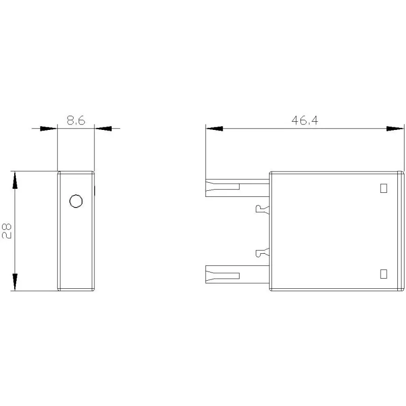 Siemens Varistore con LED, 24-48V AC/12-24V DC, per contattori SIRIUS S00/S0, innesto, 3RT29161JJ00