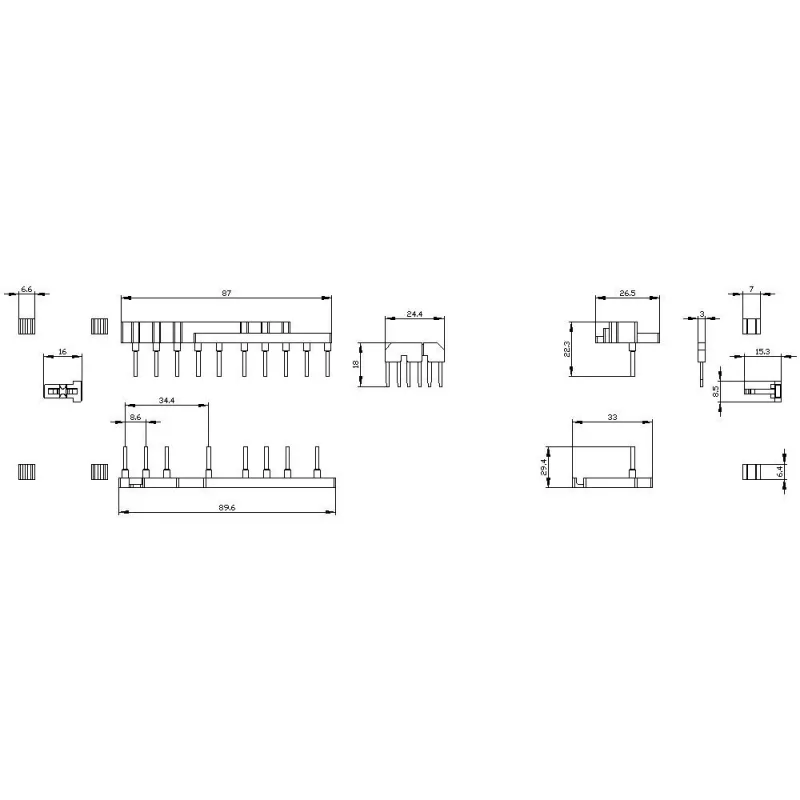 Siemens SIRIUS 3RA2 Set di cablaggio con blocco meccanico per contattori S00/S0 (3RA29132BB1)