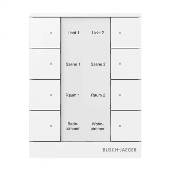 Busch-Jaeger free@home elemento di comando, bianco alpino, 2 canali 2CKA006220A0886