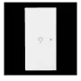 Busch-Jaeger future® linear placca per interruttore a doppio bilanciere con simbolo luce, sinistra, bianco studio 2CKA006220A0949