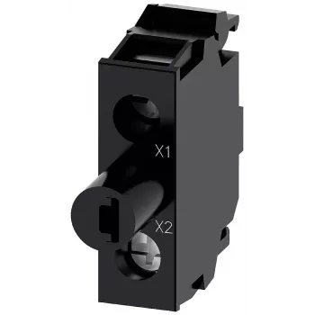 Siemens SIRIUS ACT modulo LED con LED integrato, blu, 24V AC/DC, morsetto a vite, montaggio 22mm 3SU14012BB501AA0
