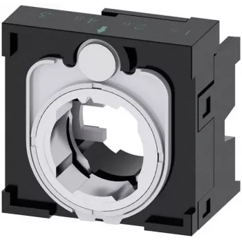 Siemens SIRIUS ACT supporto per 4 apparecchi di comando, 22 mm, plastica nera, montaggio su pannello frontale, 3SU1500-0BA10-0AA0
