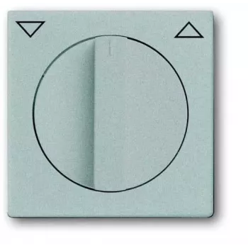 Busch-Jaeger BJ 1740-83 placca per interruttore/pulsante tapparella con manopola, future linear, alluminio 2CKA001710A3661