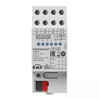 JUNG ingresso binario 6 canali (2116REG)