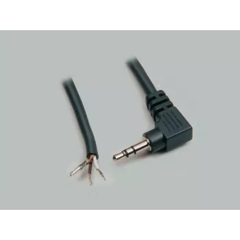 BKL Electronic 1101054 Connettore jack stereo 3,5 mm, 3 poli, connessione a saldare, custodia in metallo