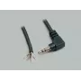 BKL Electronic 1101054 Connettore jack stereo 3,5 mm, 3 poli, connessione a saldare, custodia in metallo