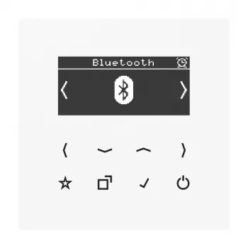 JUNG DABLSBTWW Radio smart DAB+ con Bluetooth, bianco alpino