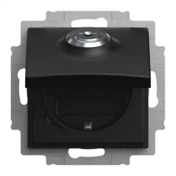 Busch-Jaeger Presa da incasso 20 EUKBSL-915-101 Schuko 1 posto da incasso nero opaco 2CKA002018A1589