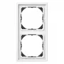 Jung LS982HBFWW Cornice 2 posti per LS 990, altezza 28 mm, bianco alpino