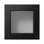 JUNG A 5581 BF A SWM Cappuccio da parete 1 posto, A CUBE, termoplastica verniciata, nero grafite opaco