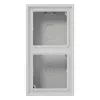 JUNG LS582ALG Custodia da parete 2 posti grigio chiaro