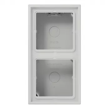JUNG LS582ALG Custodia da parete 2 posti grigio chiaro