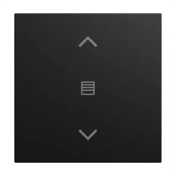 BUSCH-JAEGER Copertura bilanciere 1 posto nero opaco (2CKA006199A0547)
