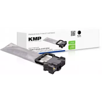 KMP PRINTTECHNIK cartuccia d'inchiostro nera compatibile per Epson T11D1 XL (alta capacità, 1100 pagine) 1664,4001