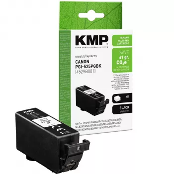 KMP cartuccia d'inchiostro nera compatibile per Canon PGI-525 PGBK (4529B001) 1513,4001