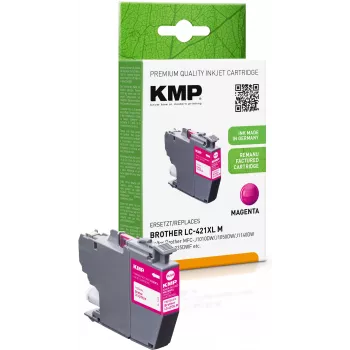 KMP cartuccia d'inchiostro magenta rigenerata per Brother MFC-J1010DW (LC421XLM, 500 pagine, 7 ml) 1548,4006