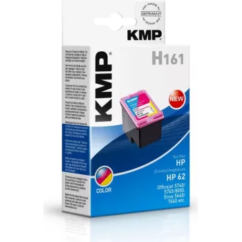 KMP H161 cartuccia inchiostro tricolore (ciano, magenta, giallo) per HP 62 – 4,5 ml 1741.4830