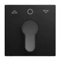 Busch-Jaeger Busch-balance SI placca centrale con simbolo freccia su/giù, nero opaco 2CKA001710A4259