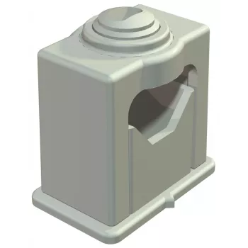 OBO Bettermann 3041 Morsetto isolante Grip 16-24mm grigio chiaro 2105039