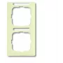 Busch-Jaeger SI Cornice coprifilo 2 posti verticale bianco alpino 1722NSKA-212