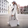 reisenthel shopper M Borsa per la spesa poliestere cord grigio 15L ZS7084