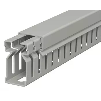 OBO BETTERMANN 6178003 Canalina portacavi 2000x15x30 mm grigio PVC fessurata