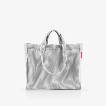 reisenthel Softshopper Cord borsa a spalla grigio poliestere 47x38,5 cm GR7084